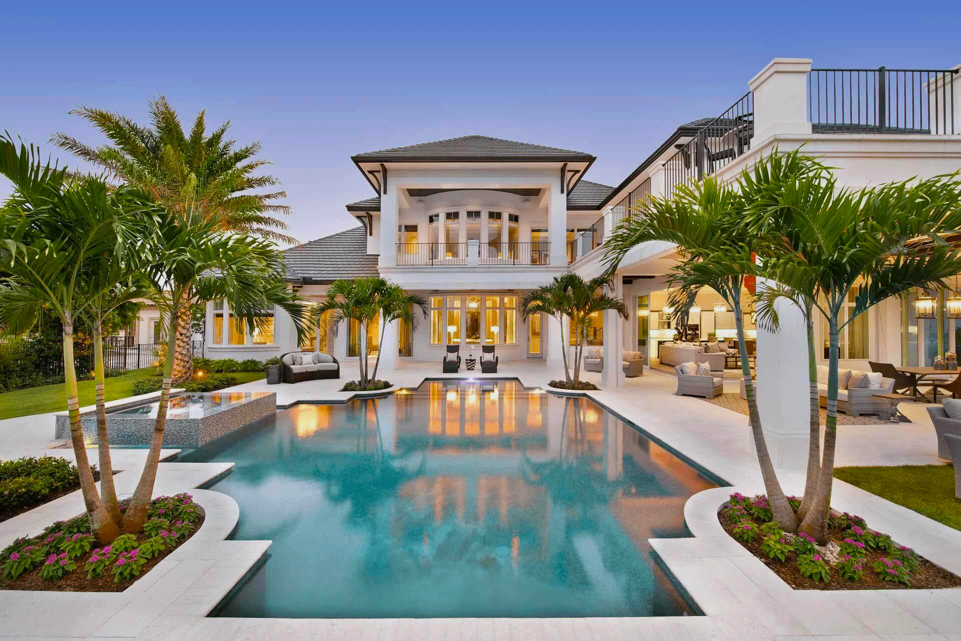 A waterfront luxury home in Naples FL.