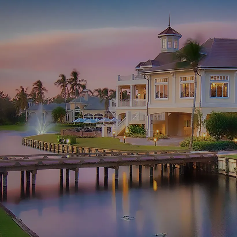 Private golf club serving residents of Bay Colony, Naples, Florida