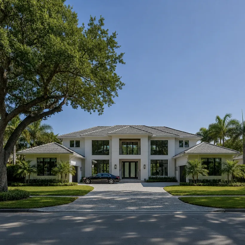 Luxury waterfront home in The Moorings, Naples, Florida